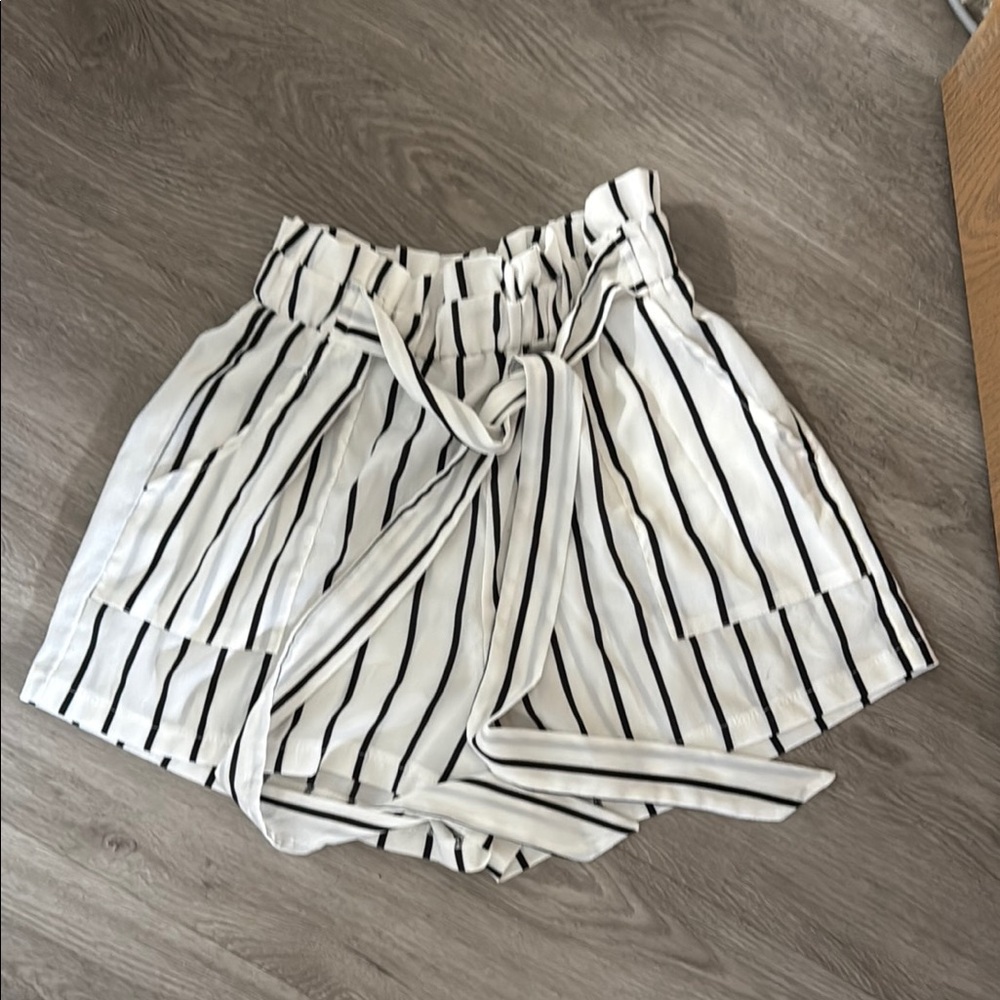 SHEIN High Waist Striped Shorts